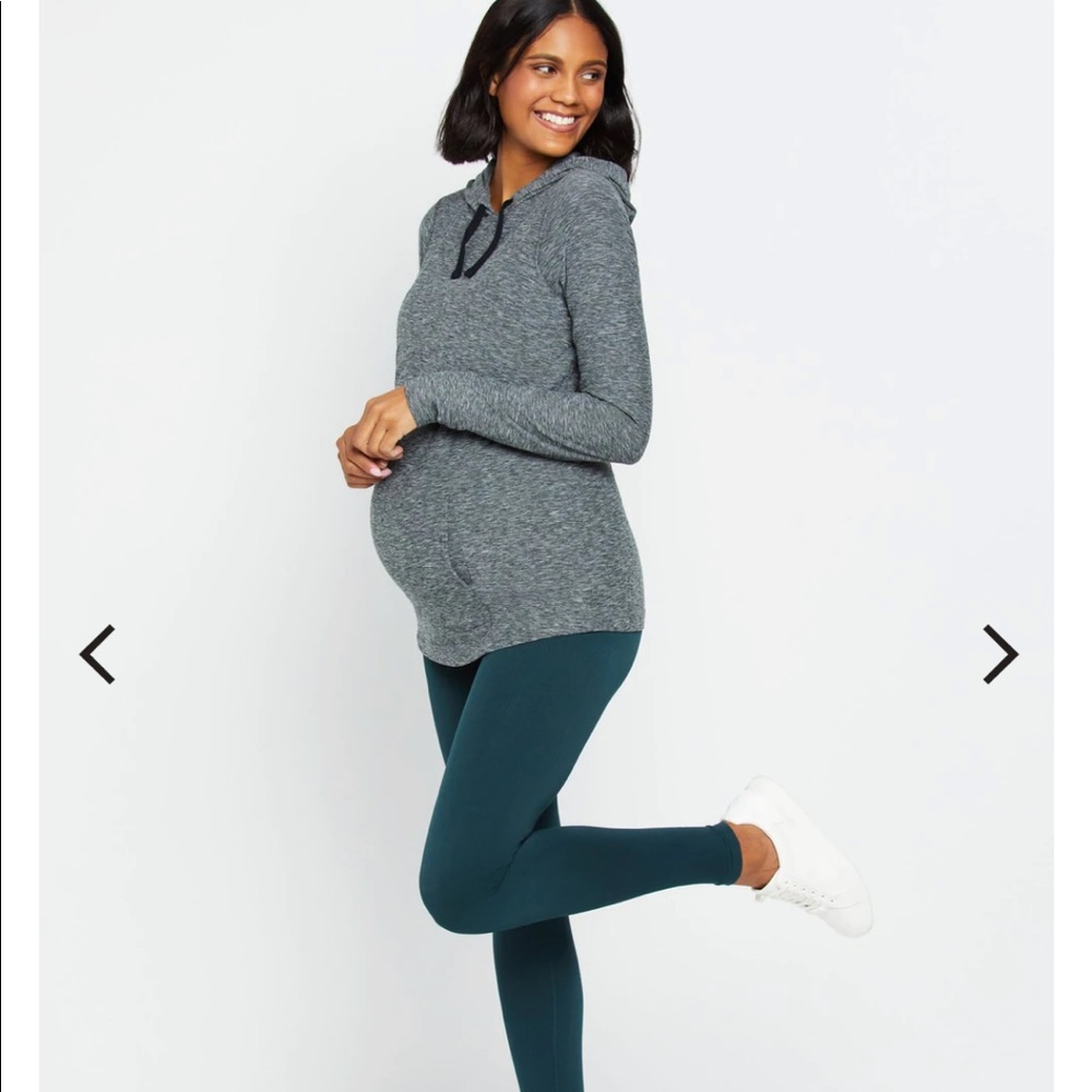 Motherhood Maternity Seamless Compression Comfort Waist Leggings NWT